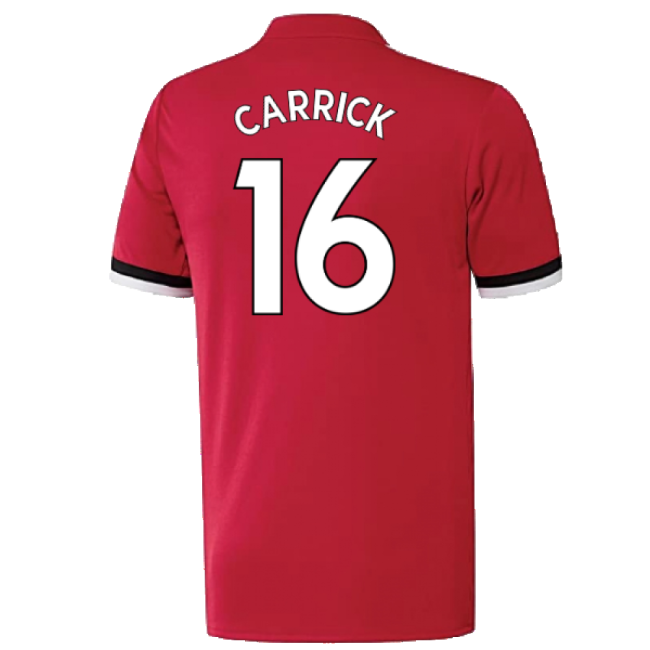 Manchester United 2017-18 Home Shirt ((Excellent) 4-5 Year) (Carrick 16)-Vantage Point Soccer