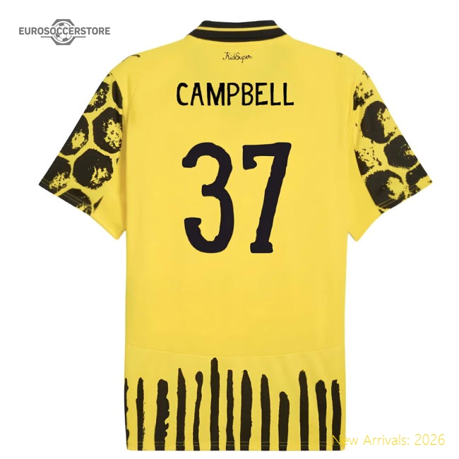 2025-2026 KIDSUPER x Borussia Dortmund CWC Home Shirt (Campbell 37)-Vantage Point Soccer