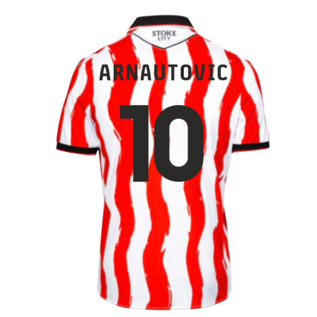 2025-2026 Stoke City Home Shirt (Arnautovic 10)-Vantage Point Soccer