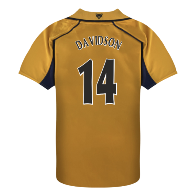 Leicester City 2002 Away Retro Shirt (Davidson 14)-Vantage Point Soccer