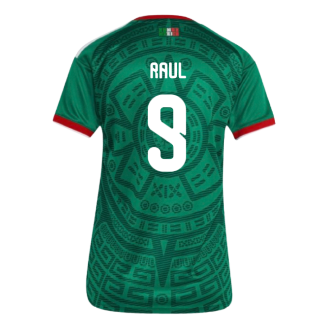 2026-2027 Mexico Home Shirt (Womens) (Raul 9)-Vantage Point Soccer