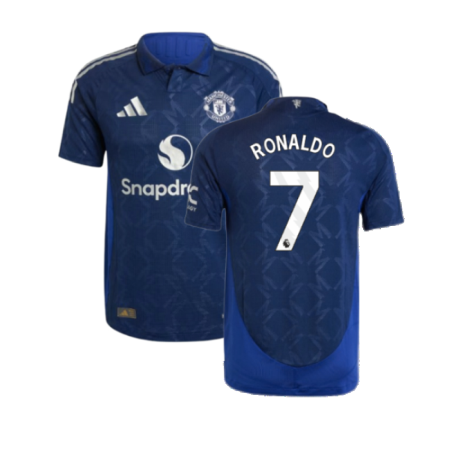 2024-2025 Man Utd Authentic Away Shirt (Ronaldo 7)-Vantage Point Soccer