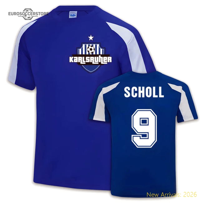 Karlsruher Sports Training Jersey (Mehmet Scholl 9)-Vantage Point Soccer