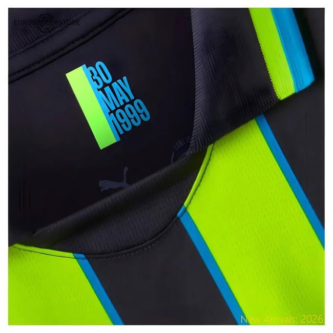 2024-2025 Man City Away Long Sleeve Shirt (Kids)-Vantage Point Soccer