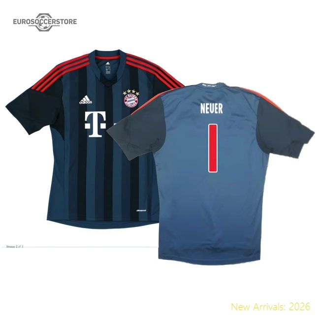 Bayern Munich 2013-14 Third Shirt ((Excellent) S) (Neuer 1)-Vantage Point Soccer