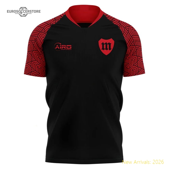 2025-2026 Manchester Home Concept Football Shirt - Womens-Vantage Point Soccer