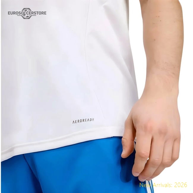 2025-2026 Real Madrid EU Training Jersey (White)-Vantage Point Soccer