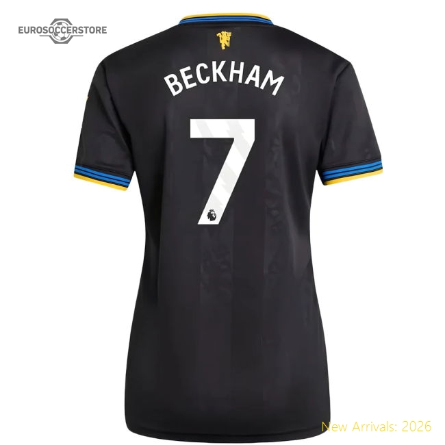 2025-2026 Man Utd Authentic Third Shirt (Womens) (Beckham 7)-Vantage Point Soccer