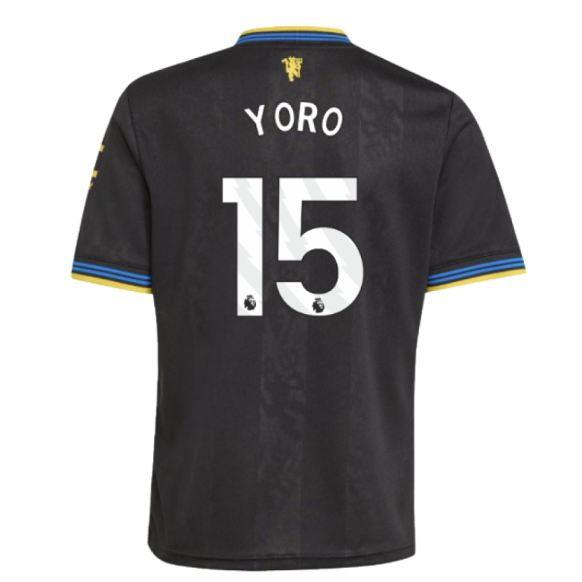 2025-2026 Man Utd Third Shirt (Kids) (Yoro 15)-Vantage Point Soccer