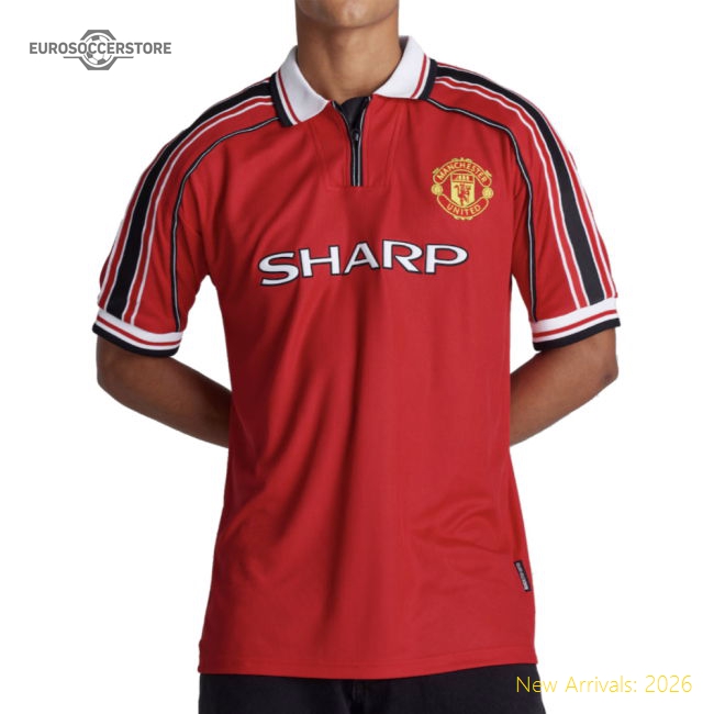 1998-2000 Man Utd Retro Home Shirt-Vantage Point Soccer