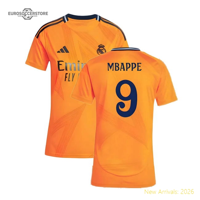 2024-2025 Real Madrid Away Shirt (Womens) (Mbappe 9)-Vantage Point Soccer