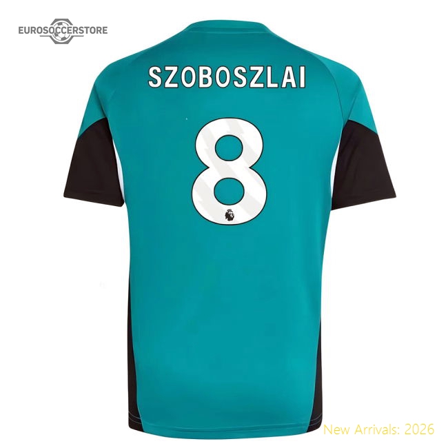2025-2026 Liverpool EU Training Jersey (Green) - Kids (Szoboszlai 8)-Vantage Point Soccer