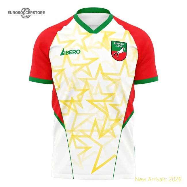 Burkina Faso 2025-2026 Away Concept Football Kit (Libero)-Vantage Point Soccer