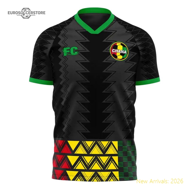 Ghana 2022-2023 Away Concept Football Kit (Fans Culture) (Your Name)-Vantage Point Soccer