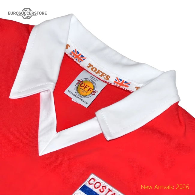 Costa Rica 1990 Retro Football Shirt-Vantage Point Soccer