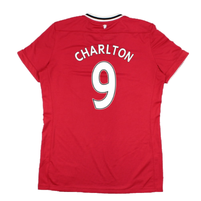 Manchester United 2011-12 Home Shirt (Women\'s) ((Very Good) M) (CHARLTON 9)-Vantage Point Soccer