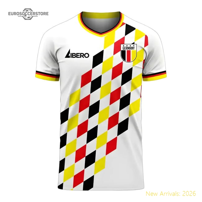 Germany 2025-2026 Home Concept Football Kit (Libero) - Womens-Vantage Point Soccer