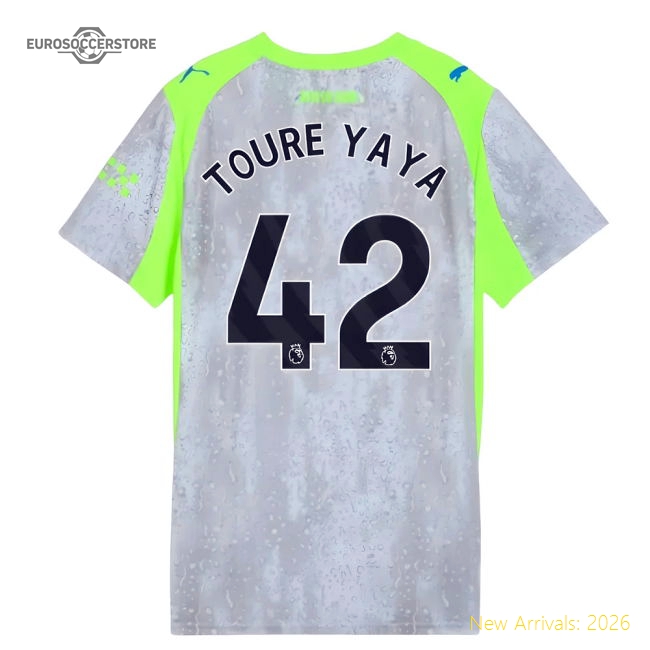 2025-2026 Man City Third Shirt (Womens) (Toure Yaya 42)-Vantage Point Soccer