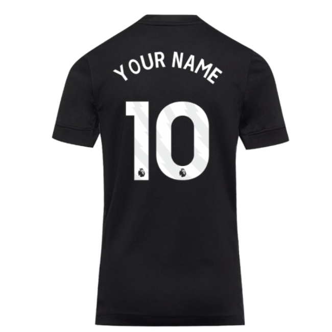 2025-2026 Chelsea Home Goalkeeper Shirt (Black) - Kids (Your Name)-Vantage Point Soccer