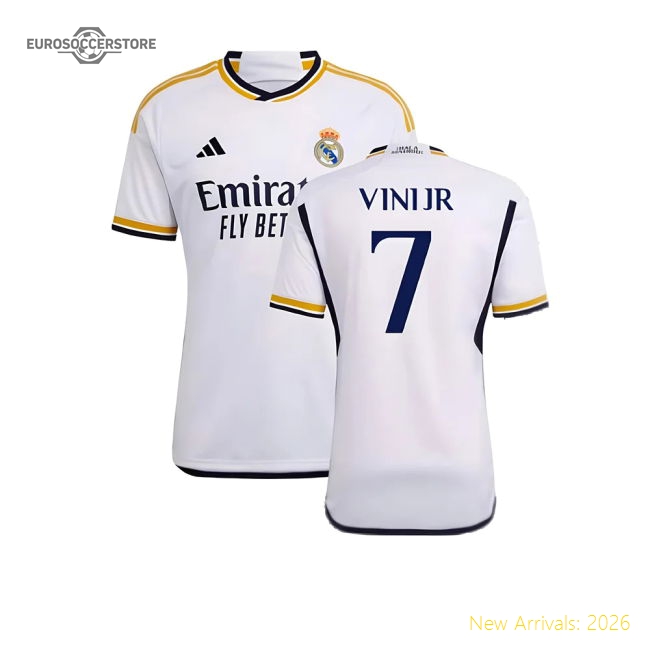 2023-2024 Real Madrid Home Shirt (Vini Jr. 7)-Vantage Point Soccer