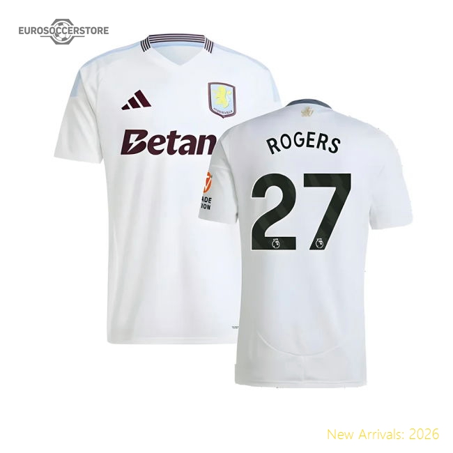 2024-2025 Aston Villa Away Shirt (Rogers 27)-Vantage Point Soccer