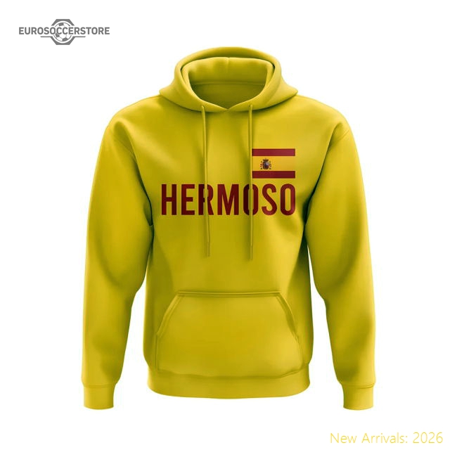 Jenni Hermoso Spain Name Hoody (Yellow)-Vantage Point Soccer