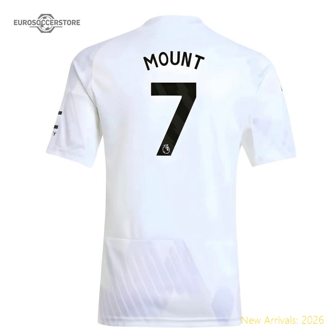 2025-2026 Man Utd Away Shirt (Kids) (Mount 7)-Vantage Point Soccer
