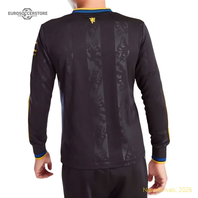 2025-2026 Man Utd Long Sleeve Third Shirt (Kids)-Vantage Point Soccer
