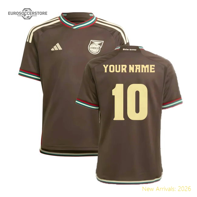 2023-2024 Jamaica Away Shirt (Kids) (Your Name)-Vantage Point Soccer