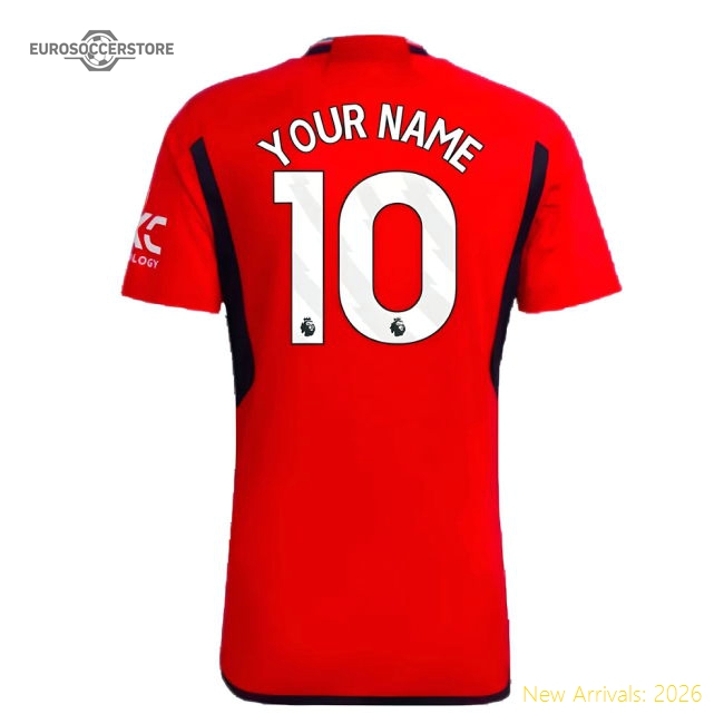 2023-2024 Man Utd Home Shirt (Your Name)-Vantage Point Soccer