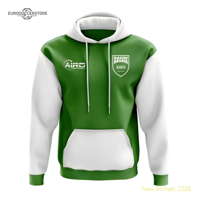 Saudi Arabia Concept Country Football Hoody (Green)-Vantage Point Soccer