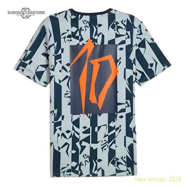 Neymar JR Logo Tee (Ocean Tropic)-Vantage Point Soccer