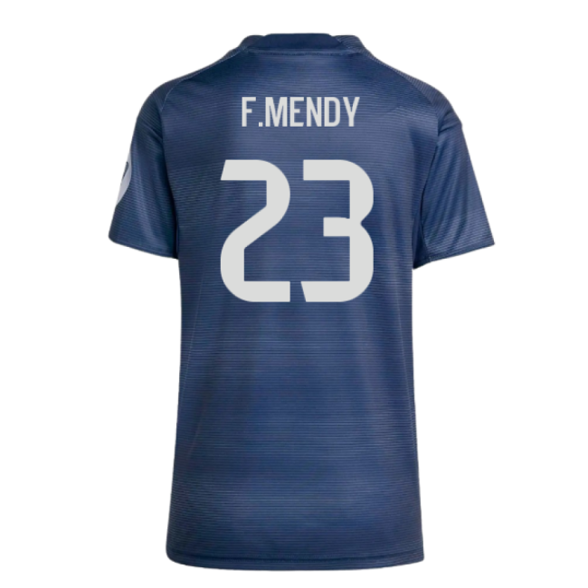 2025-2026 Real Madrid Authentic Away Shirt (Womens) (F.Mendy 23)-Vantage Point Soccer