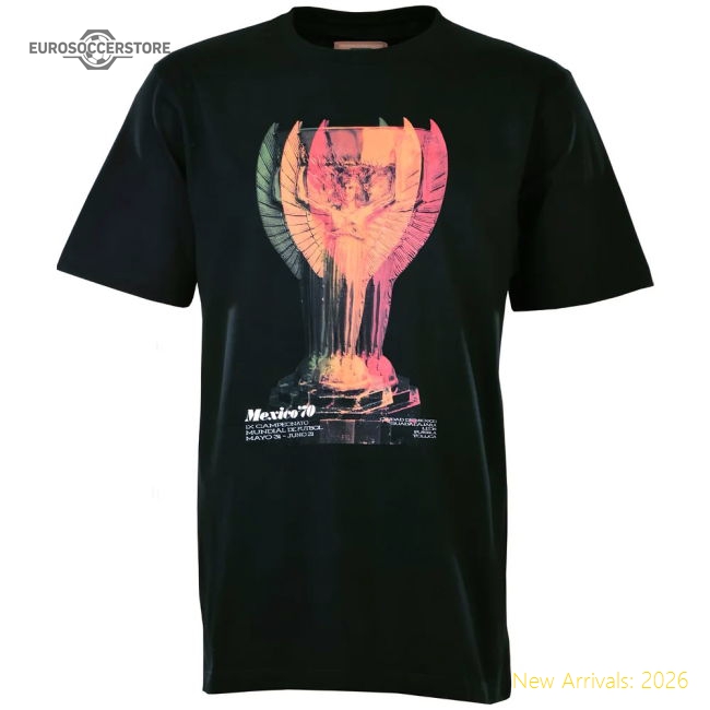 Pennarello: World Cup - Mexico 1970 T-Shirt - Black-Vantage Point Soccer