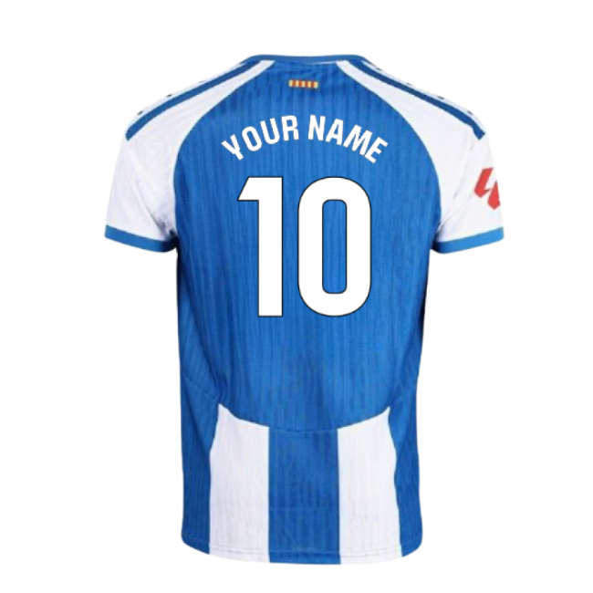 2025-2026 RCD Espanyol Home Shirt (Your Name)-Vantage Point Soccer