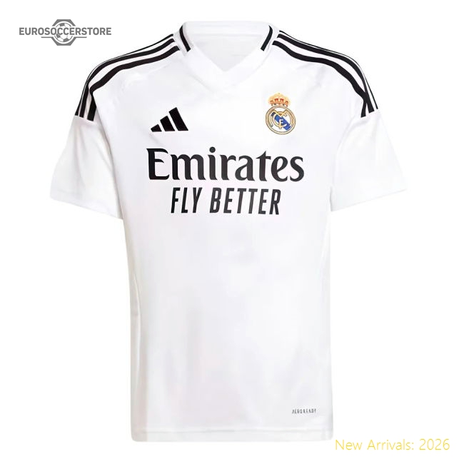 2024-2025 Real Madrid Home Shirt (Kids) (Mbappe 9)-Vantage Point Soccer
