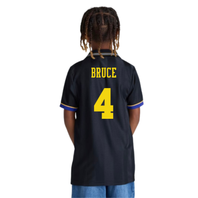 1993-1995 Manchester United Away Shirt (Kids) (Bruce 4)-Vantage Point Soccer