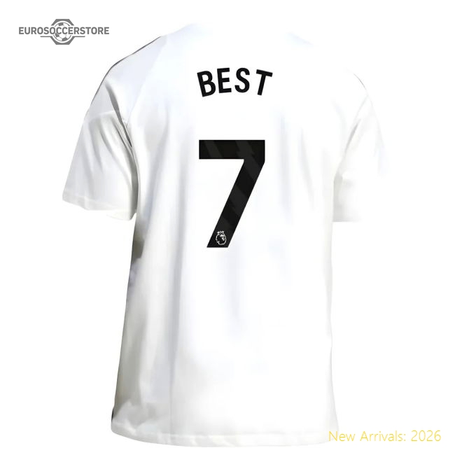 2025-2026 Man Utd Training Tee (White) (Best 7)-Vantage Point Soccer