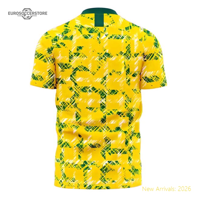 Norwich 1990s Home Concept Football Kit (Libero)-Vantage Point Soccer