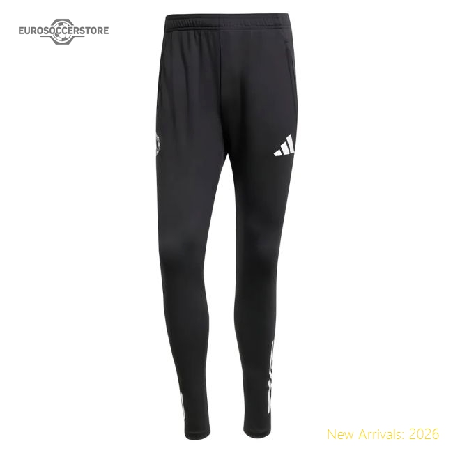 2025-2026 Man Utd Training Pants (Black)-Vantage Point Soccer