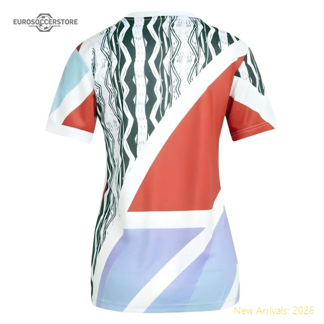2024-2025 Arsenal Pre-Match Shirt (Scarlet) - Womens-Vantage Point Soccer