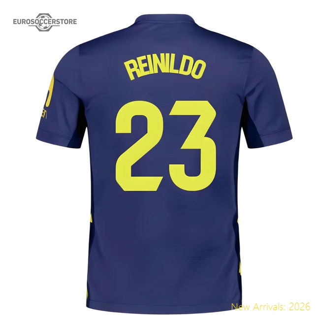 2025-2026 Atletico Madrid Away Shirt (Reinildo 23)-Vantage Point Soccer
