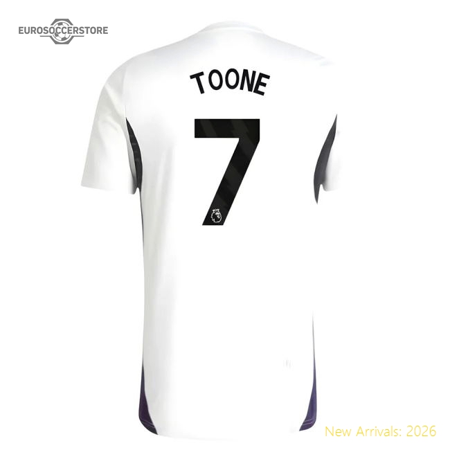 2025-2026 Man Utd Training Jersey (White) (Toone 7)-Vantage Point Soccer