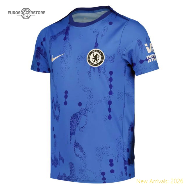 2024-2025 Chelsea Home Pre-Match Shirt (Blue) - Kids-Vantage Point Soccer