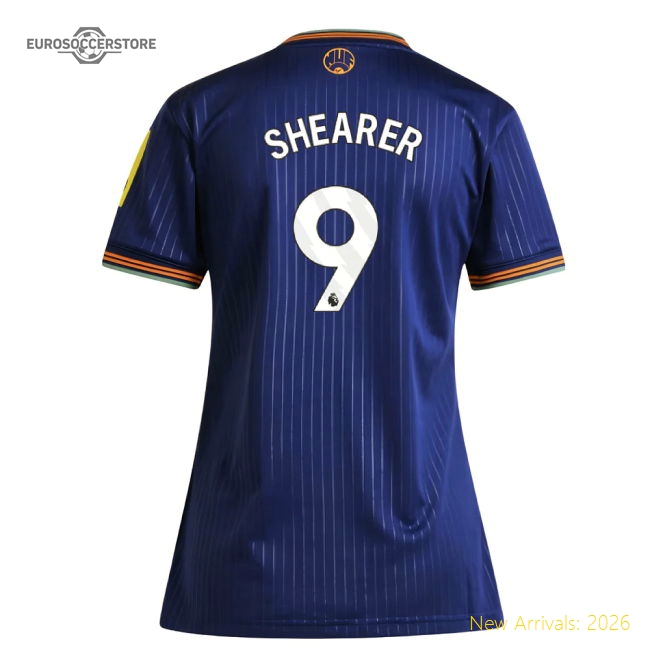 2025-2026 Newcastle Third Shirt (Womens) (Shearer 9)-Vantage Point Soccer