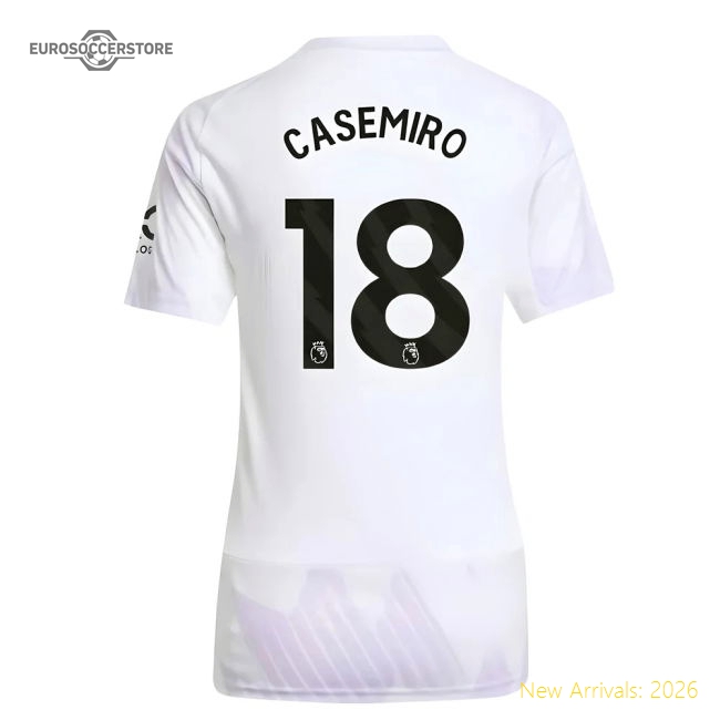 2025-2026 Man Utd Away Shirt (Womens) (Casemiro 18)-Vantage Point Soccer