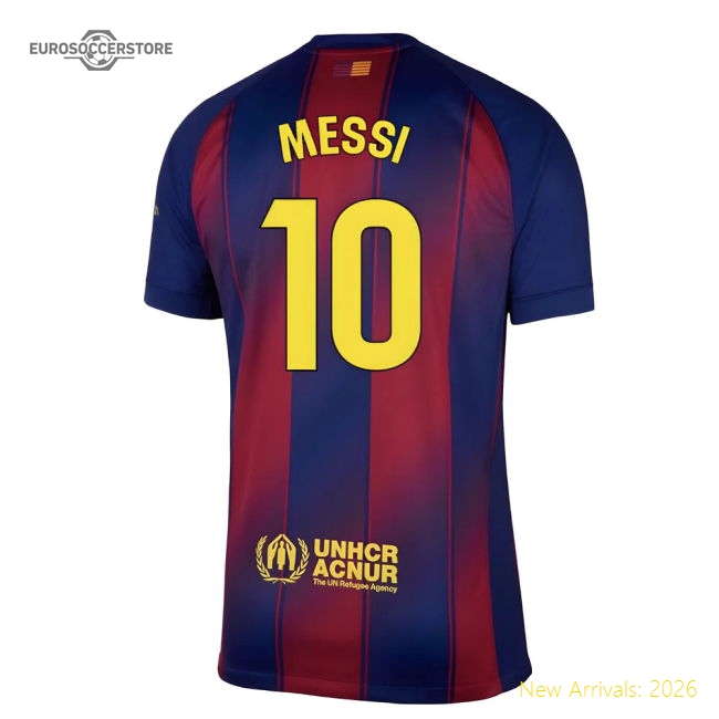 2025-2026 Barcelona Home Shirt (Messi 10)-Vantage Point Soccer