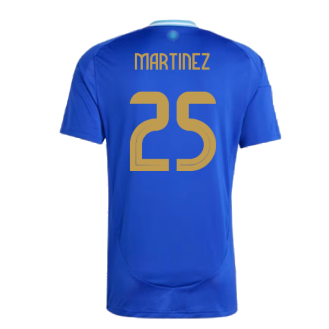 2024-2025 Argentina Away Shirt (MARTINEZ 25)-Vantage Point Soccer