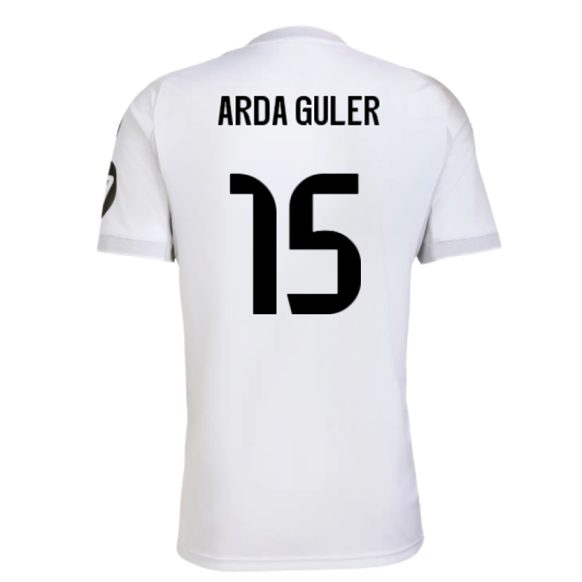 2025-2026 Real Madrid Home Shirt (Arda Guler 15)-Vantage Point Soccer