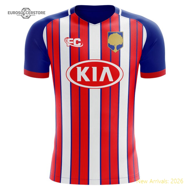 2018-2019 Atletico Madrid Fans Culture Home Concept Shirt - Womens-Vantage Point Soccer